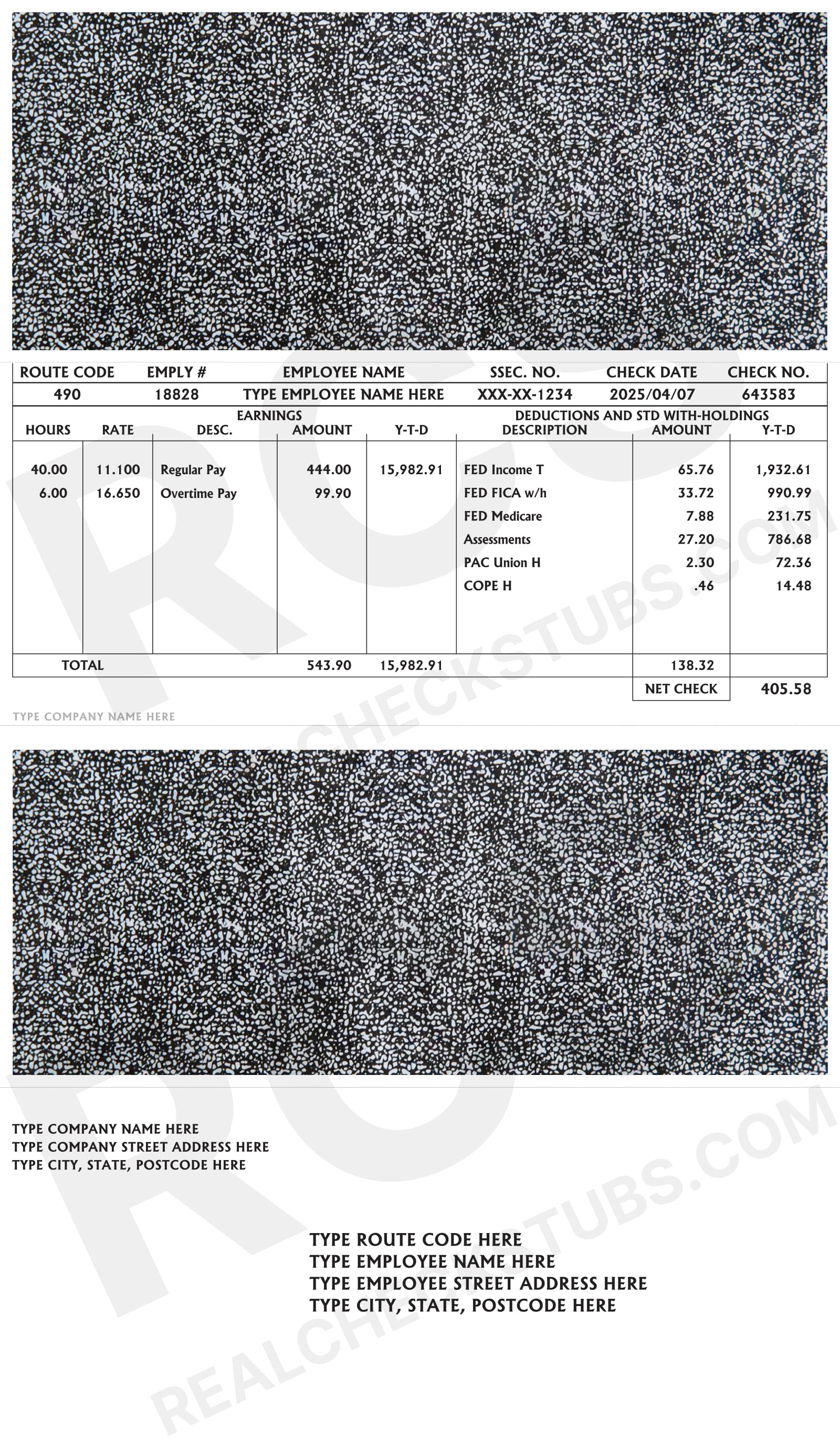 Real Paycheck Stubs | Generate Your Real Check Stub