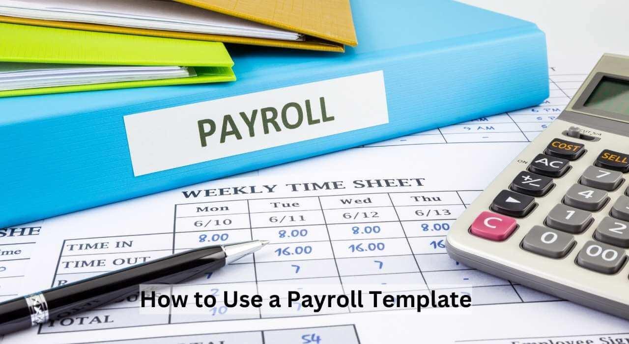 How to Use a Payroll Template (Step-By-Step Guide)