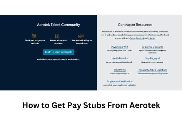 How to Get Pay Stubs From Aerotek