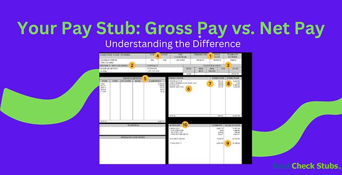 Understanding Your Pay Stub: Gross Pay vs. Net Pay