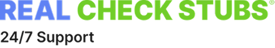 Real Check Stubs Logo®