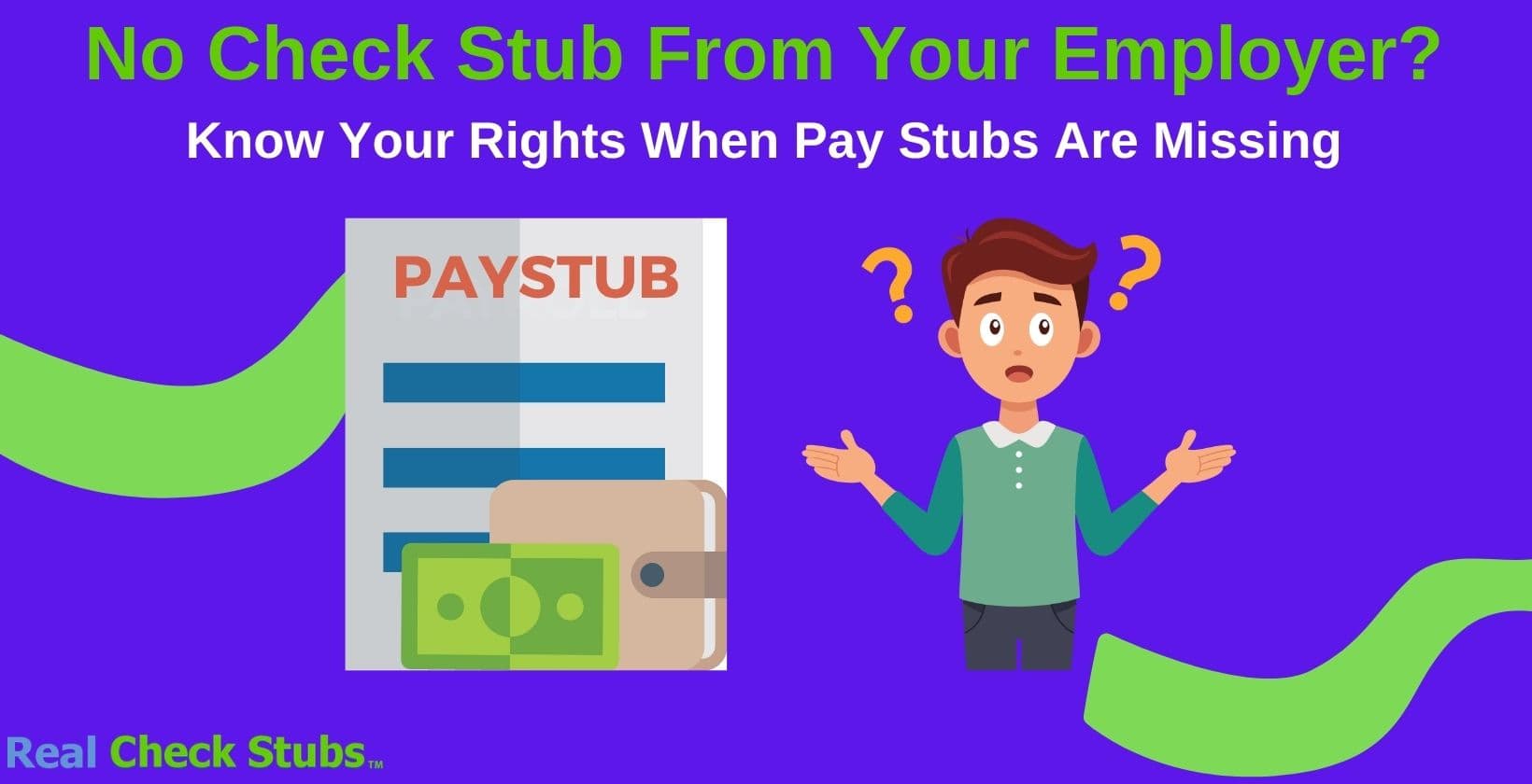 What if Your Employer Doesn't Give You a Check Stub?