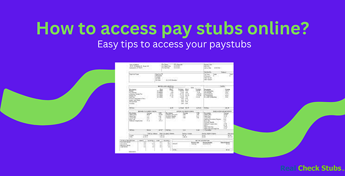 3 Steps on How to access pay stubs online