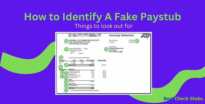8 Ways to Spot and Identify Fake Paystub