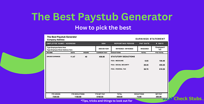 8 Best Paystub Generators 2023