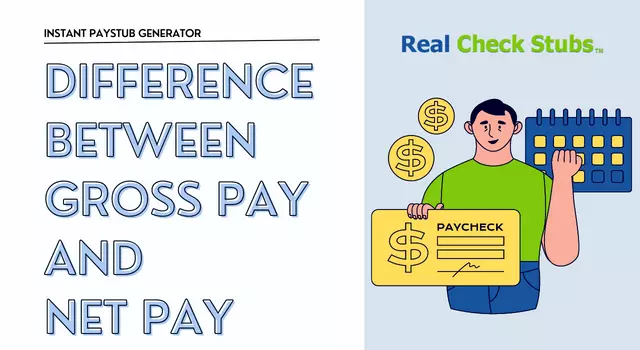DIfference Between Gross PAY and  Net Pay