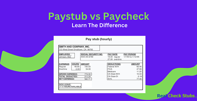 Paystub vs Paycheck: Understanding the differences
