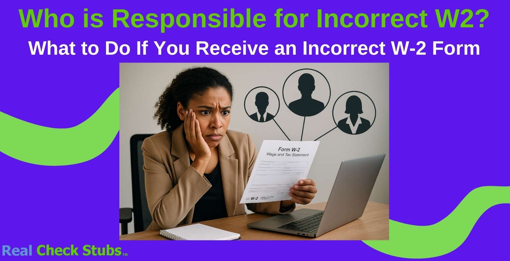 who is responsible for incorrect w-2 form