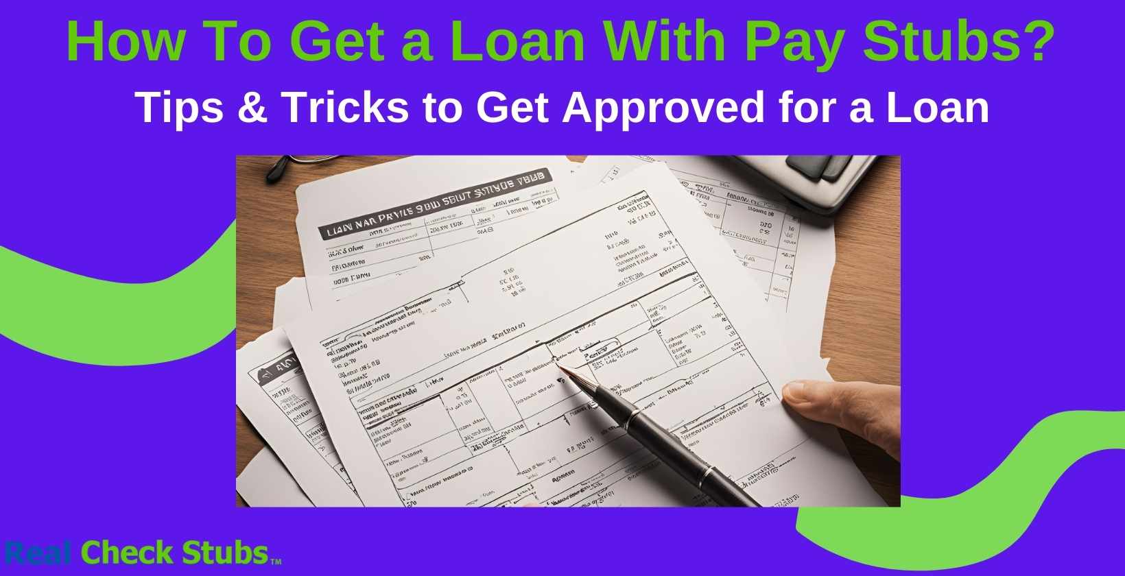 personal loan with paycheck stub